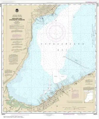Detailed nautical chart of the San Francisco Bay, showing seabed topography, navigation routes, and maritime details for safe boating and maritime navigation.
