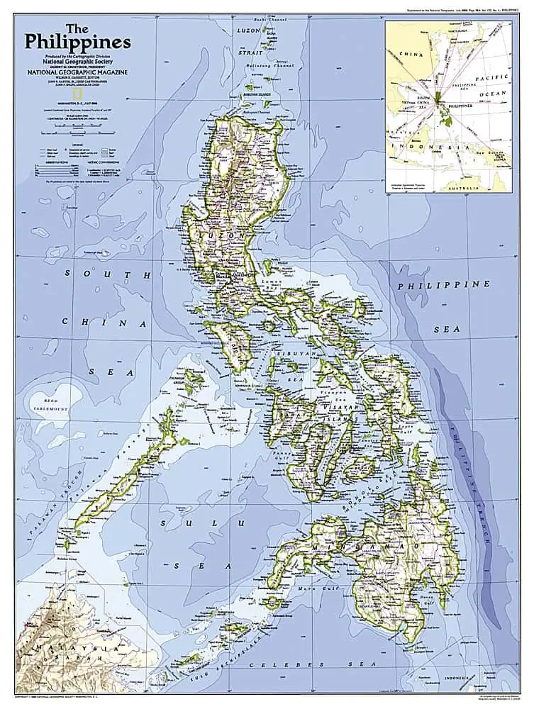 Philippines - Published 1986 by National Geographic