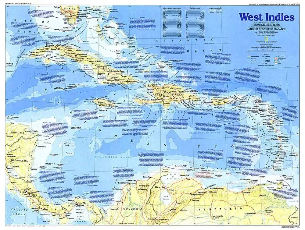 Making of America, West Indies - Published 1987 by National Geographic