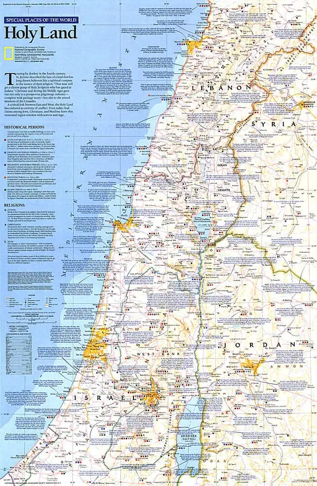 Special Places of the World, Holy Land - Published 1989 by National Geographic