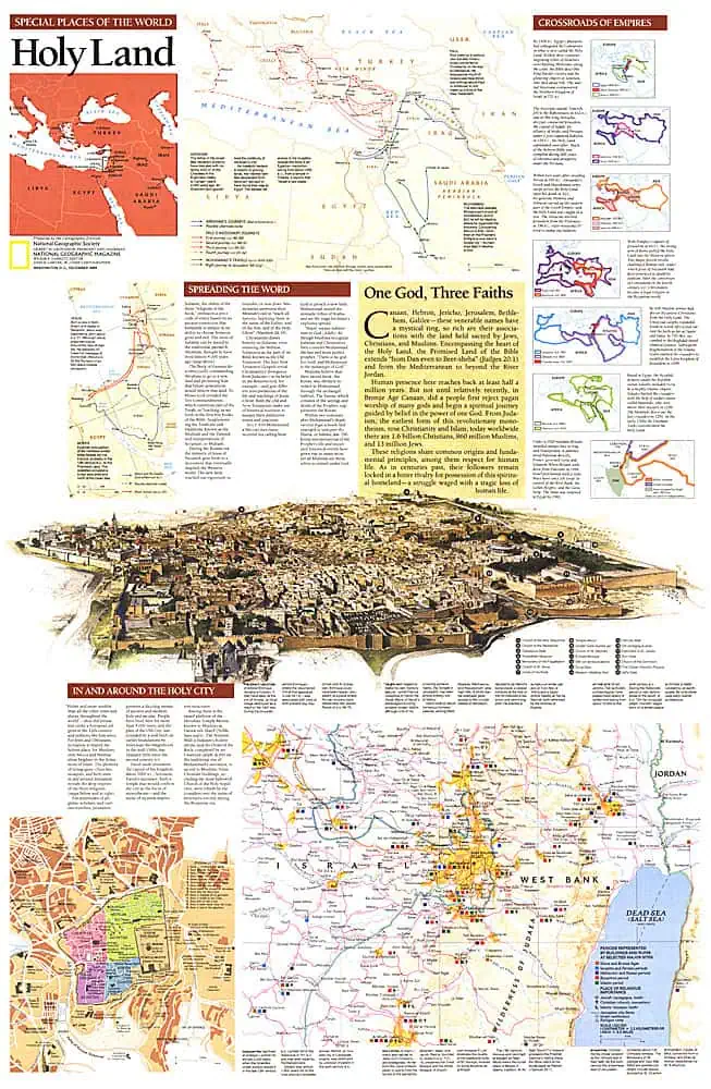 Special Places of the World, Holy Land Theme - Published 1989 by National Geographic