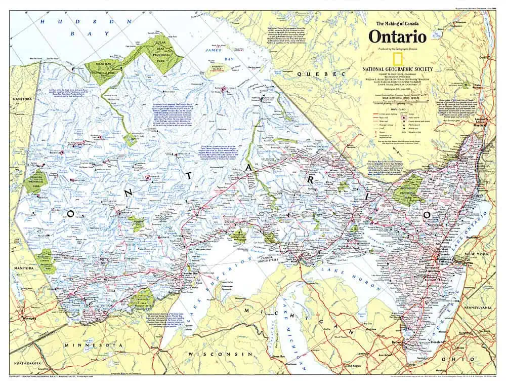 Making of Canada, Ontario - Published 1996 by National Geographic