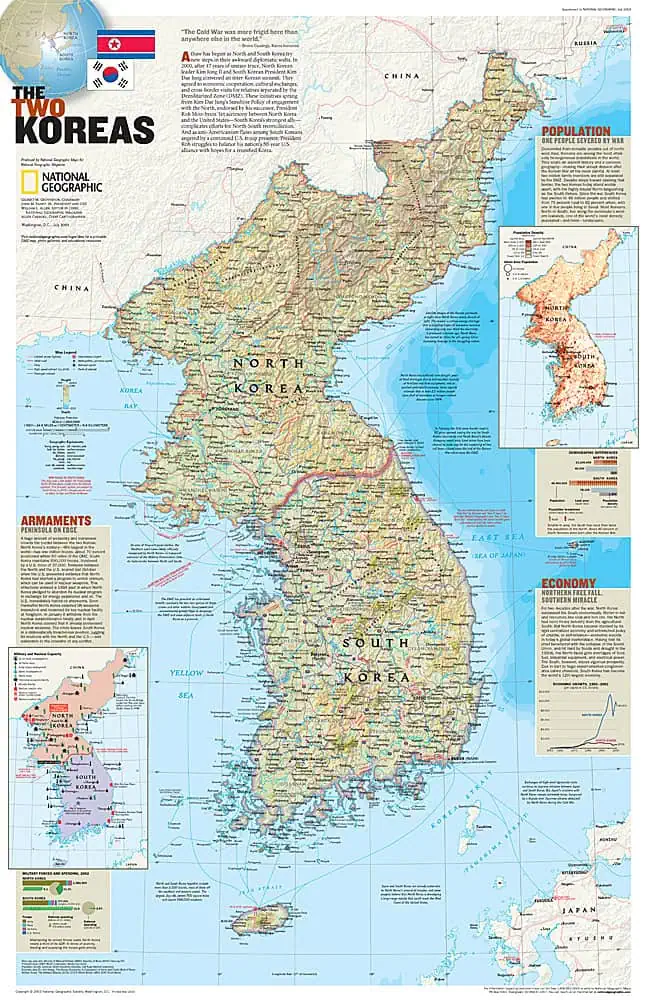 The Two Koreas - Published 2003 by National Geographic