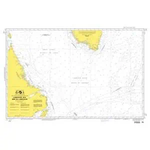 Detailed nautical chart featuring coastal navigation routes, maritime hazards, depth contours, and navigational aids for safe sailing and marine navigation planning.