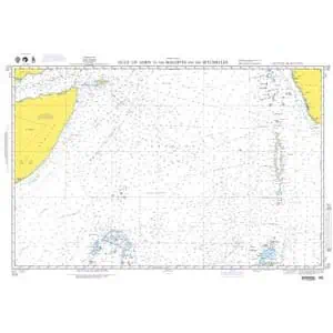 Road map of the Pacific Ocean featuring navigation routes and geographic features, designed for maritime navigation and marine charting.