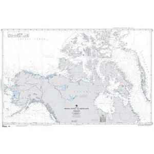 High-detail topographic map of the Arctic Alaska region, featuring geographic features, coastlines, and terrain elevations for navigation and educational purposes.