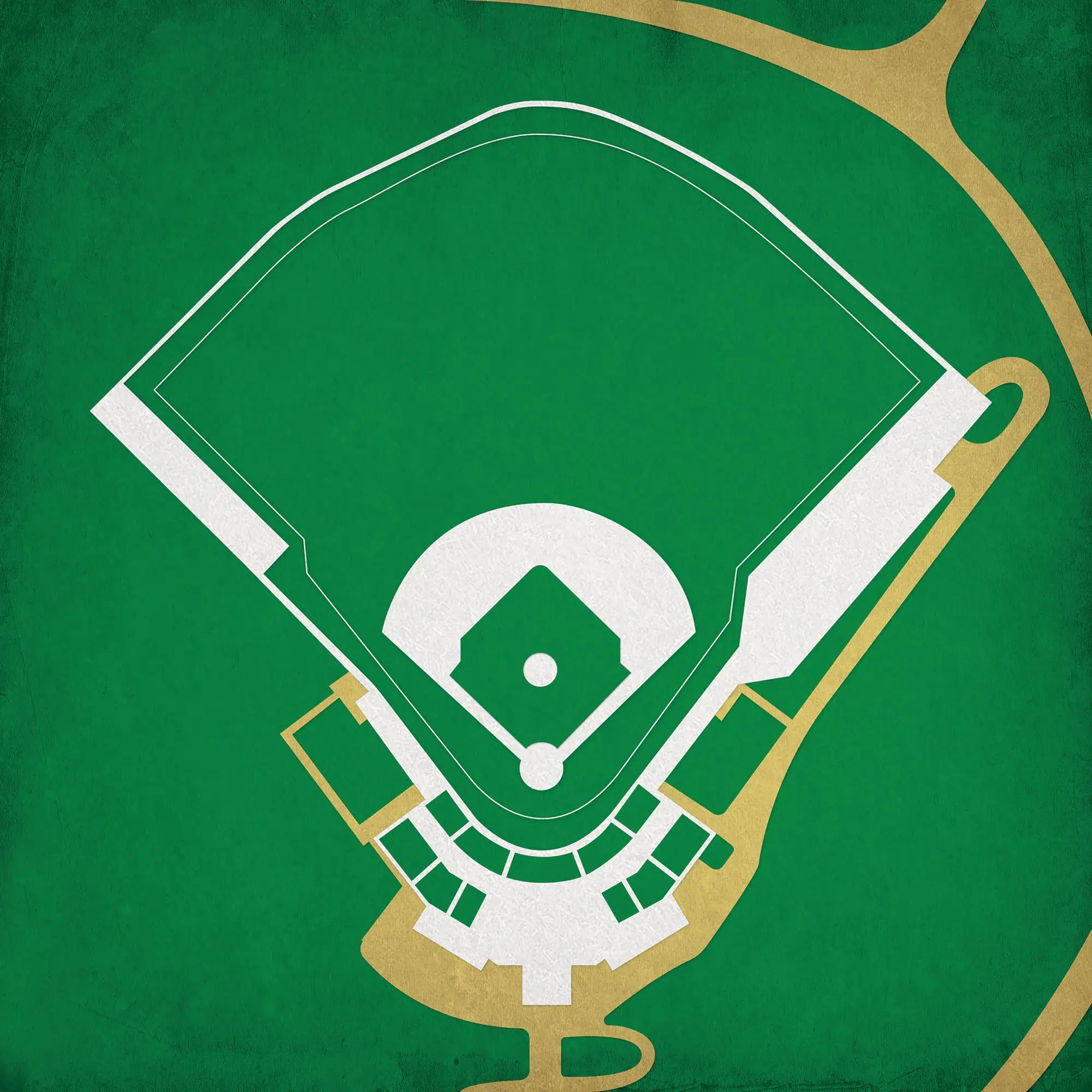 Aerial view of a baseball stadium map, showcasing seating arrangements, field layout, and surrounding pathways, ideal for sports venue navigation, event planning, and fan experience enhancement.