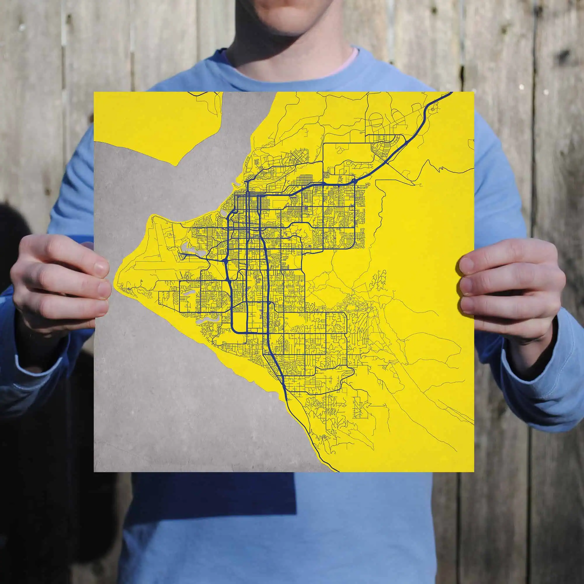 Detailed city map of Tacoma, Washington, highlighting street layouts and roadways, ideal for urban navigation, travel planning, and geography enthusiasts.