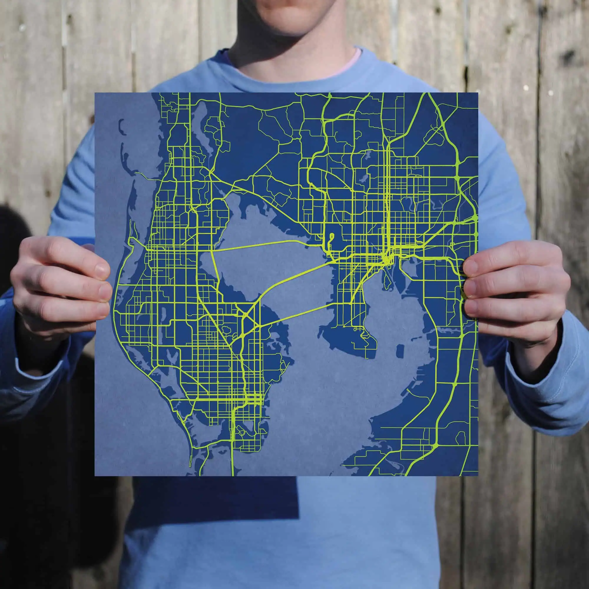 Detailed map of the Twin Cities area with road networks highlighted in yellow for easy navigation and travel planning.