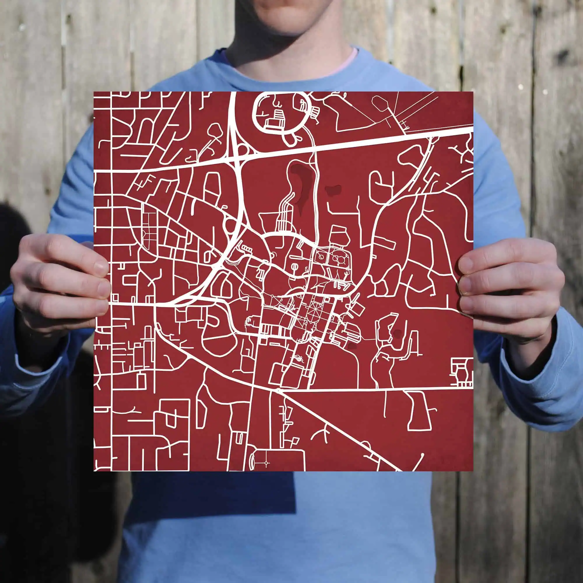 City street map, urban navigation poster, detailed city map for travel planning, printed city street map for navigation or decoration, relevance: high as it relates to map visuals and navigation.