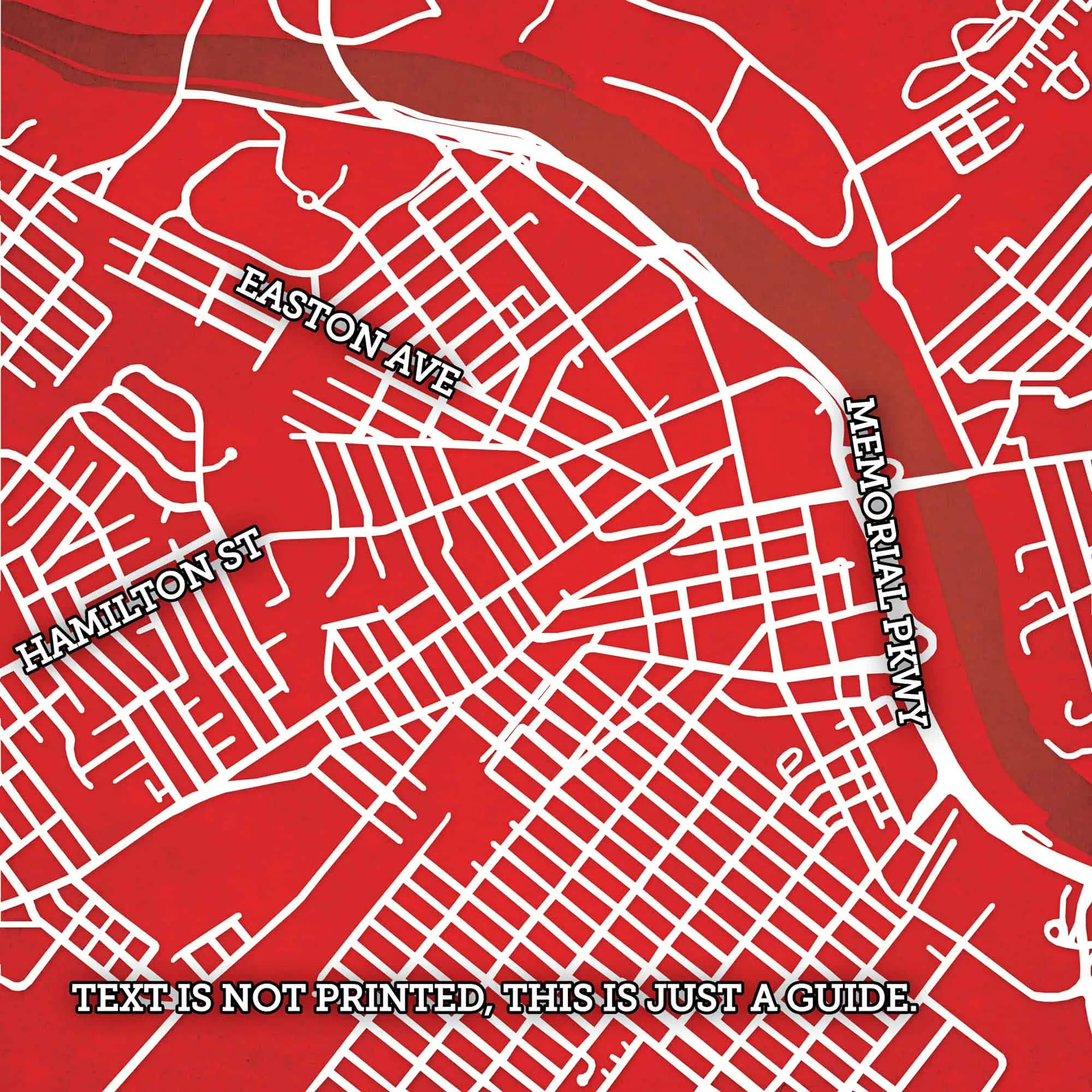 Detailed map of downtown Portland featuring street names and layout for navigation and travel planning.