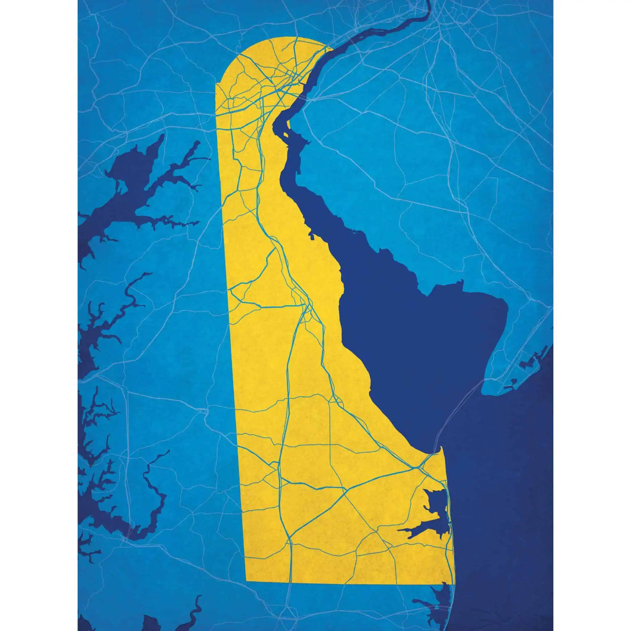 Detailed map of New York City highlighting major roads and waterways, perfect for travel planning, navigation, and geographic reference.