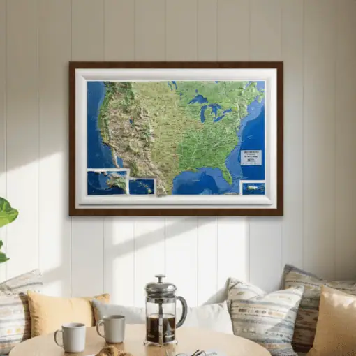 United States Raised Relief Maps