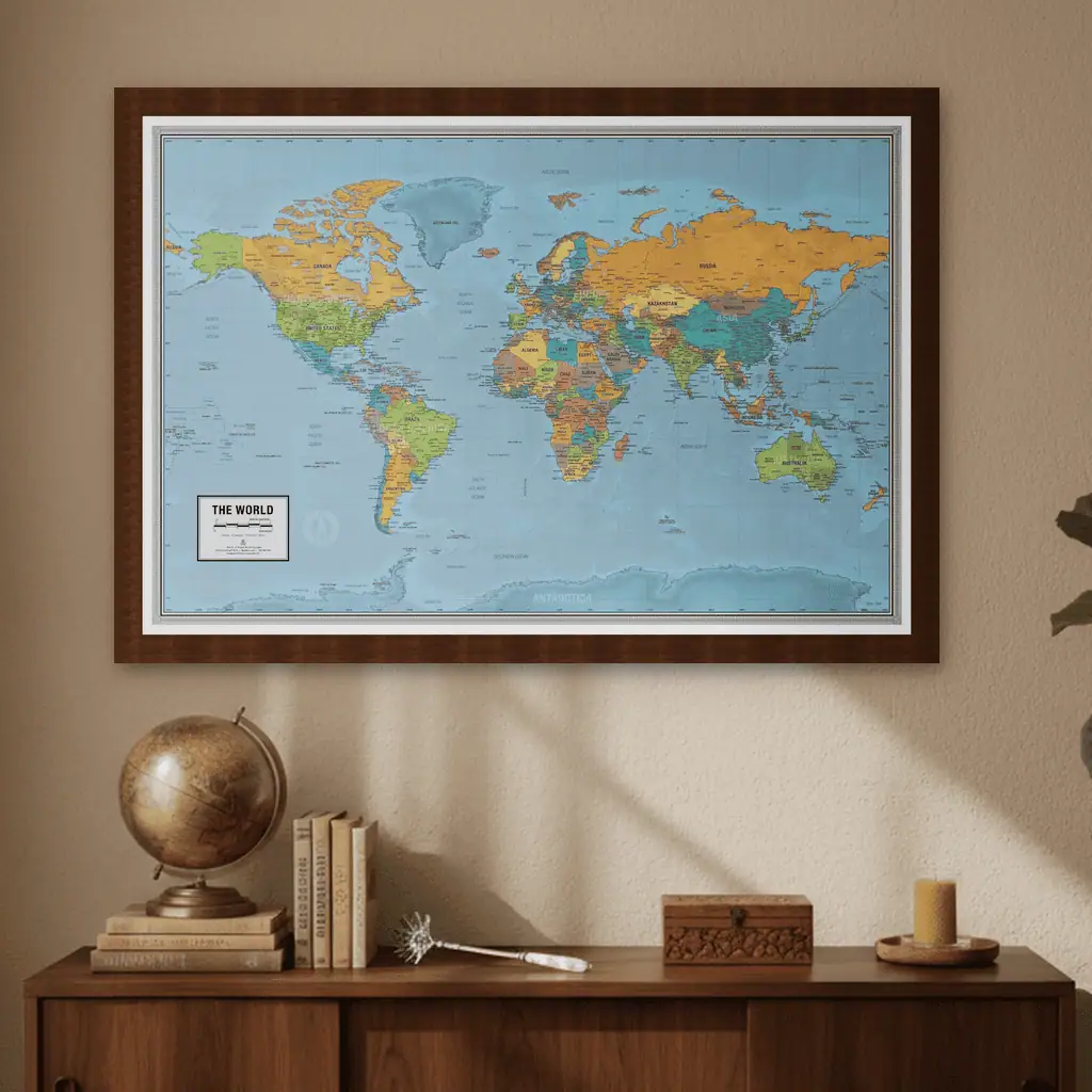 Best Selling World Maps